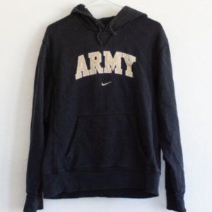 Women's Small Army Sweatshirt Black Gold